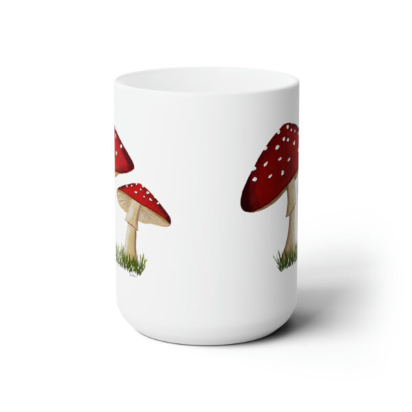 Mushroom Ceramic Mug 15oz - Image 5