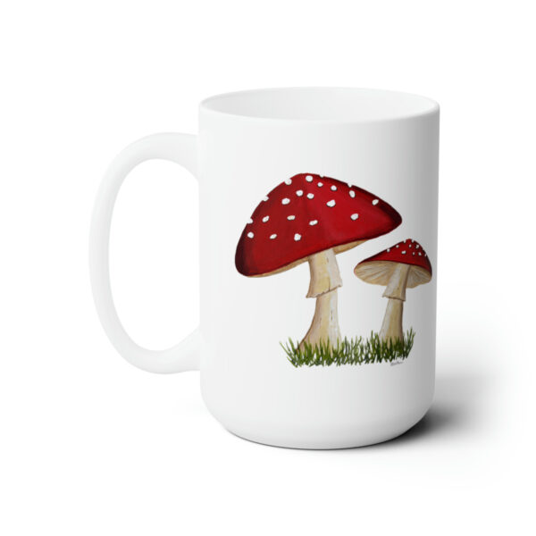 Mushroom Ceramic Mug 15oz - Image 6