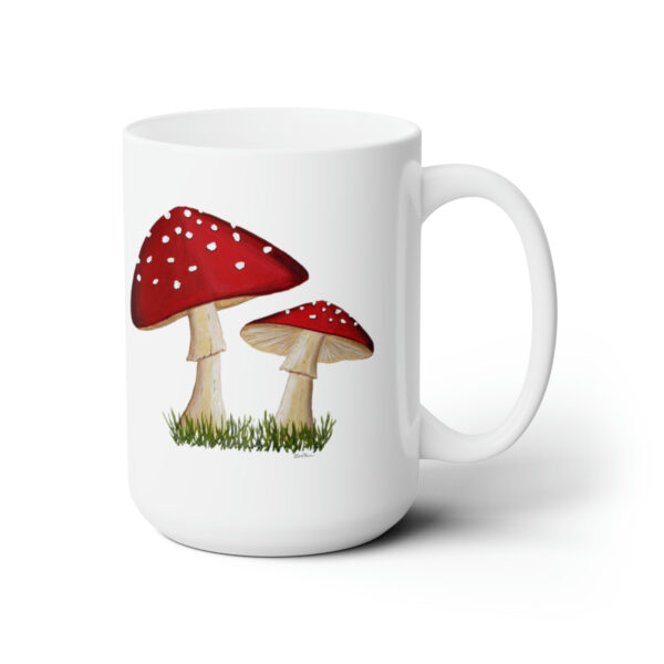 Mushroom Ceramic Mug 15oz - Image 7