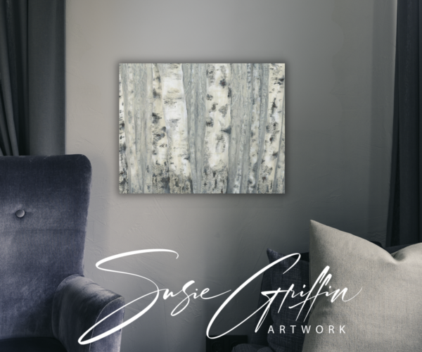 Scars, Characters with Courage - Birch Trees Canvas Reproduction - Image 3