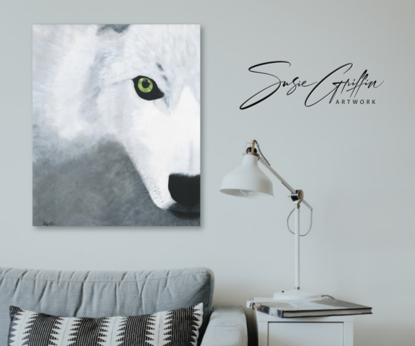 Wolf Eye - Canvas Reproduction - Image 10