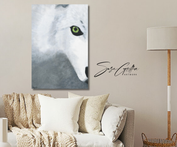 Wolf Eye - Canvas Reproduction - Image 8