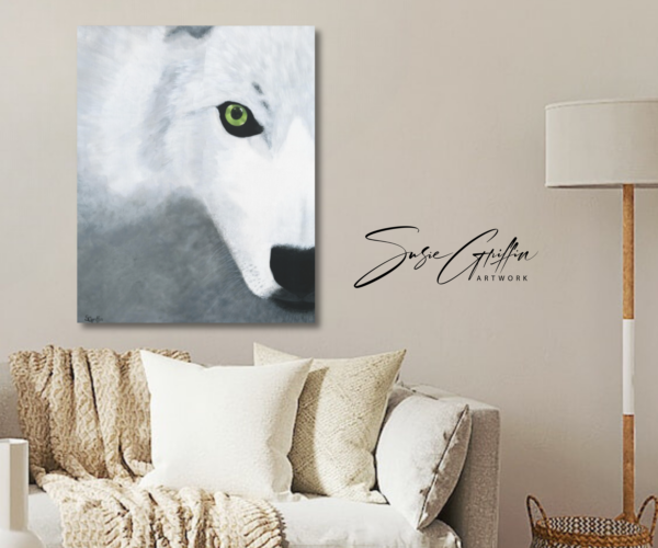 Wolf Eye - Canvas Reproduction - Image 6