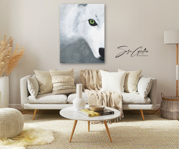 Wolf Eye - Canvas Reproduction - Image 4