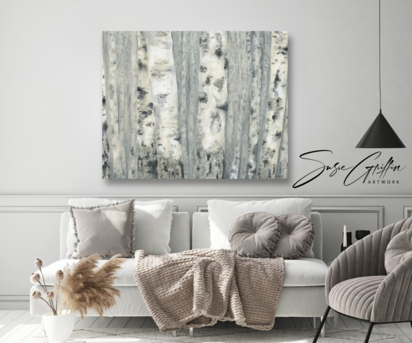 Scars, Characters with Courage - Birch Trees Canvas Reproduction