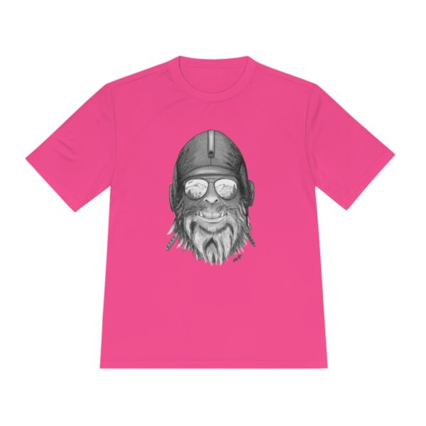 Capt. Squatch Athletic T-Shirt - Neon Bright Color Collection - Image 17