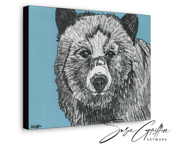 Bear Sketch - Canvas Reproduction - Image 8