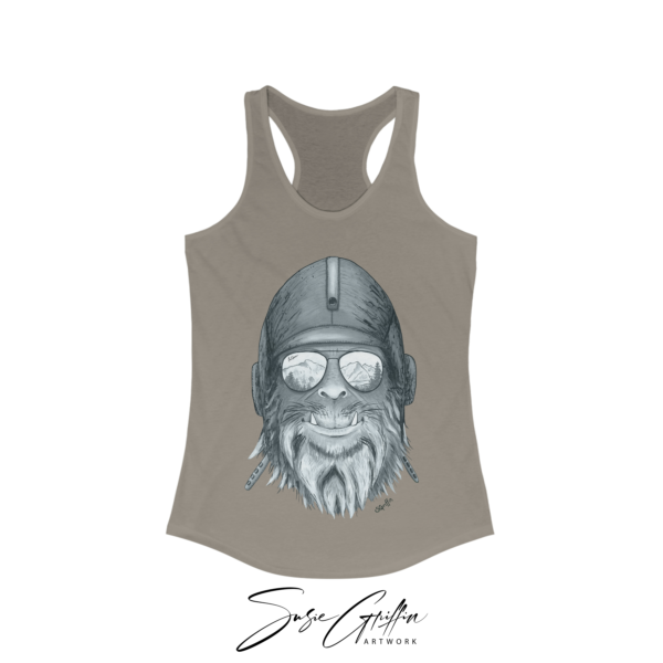 Capt. Squatch Women's Racerback Tank Top - Image 6