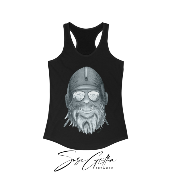 Capt. Squatch Women's Racerback Tank Top - Image 12