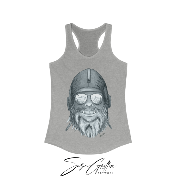 Capt. Squatch Women's Racerback Tank Top - Image 11