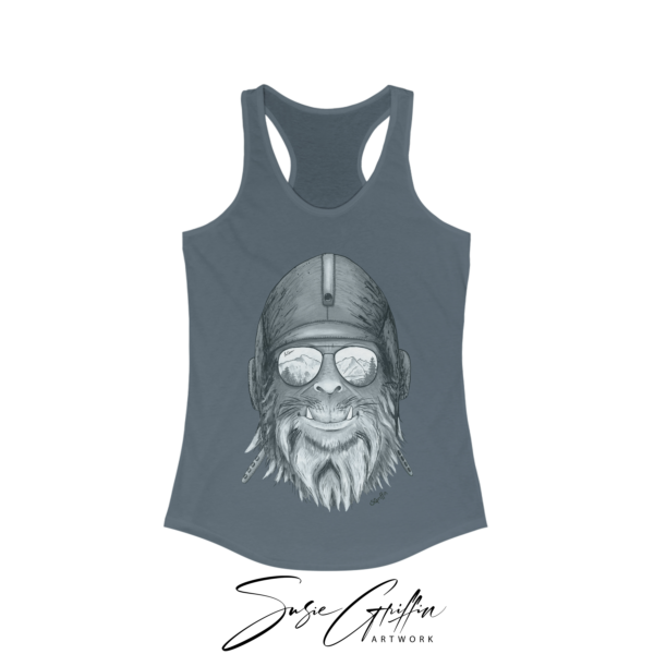 Capt. Squatch Women's Racerback Tank Top - Image 9