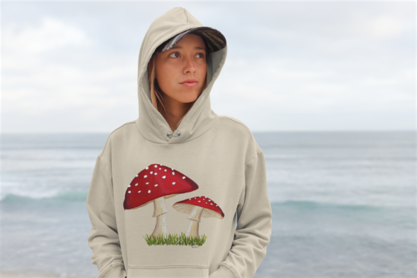 Watching Over You - Mushroom Hoodie