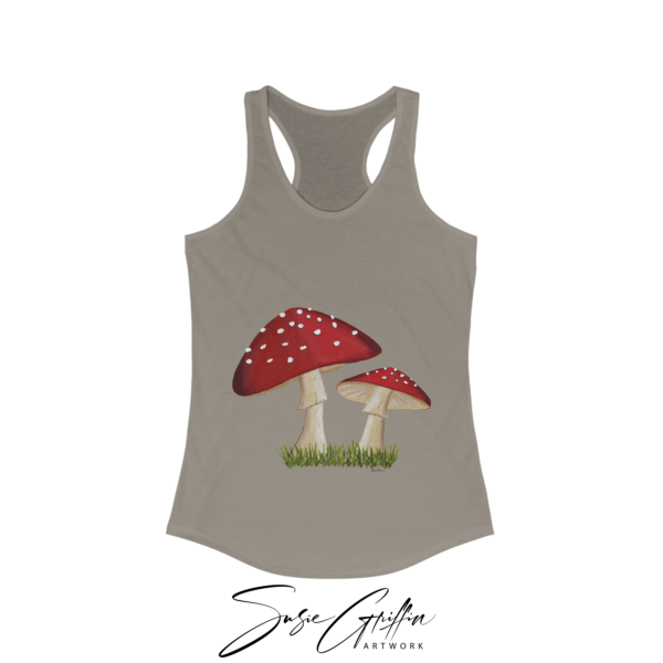 Mushrooms Women's Racerback Tank Top - Image 6