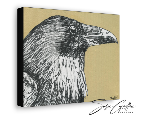 Raven Sketch - Canvas Reproduction - Image 11