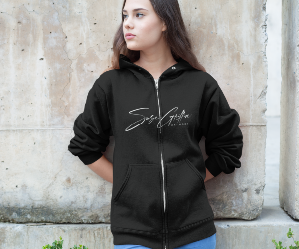 Susie Griffin Artwork Zip Hoodie - Sweatshirt - Image 7