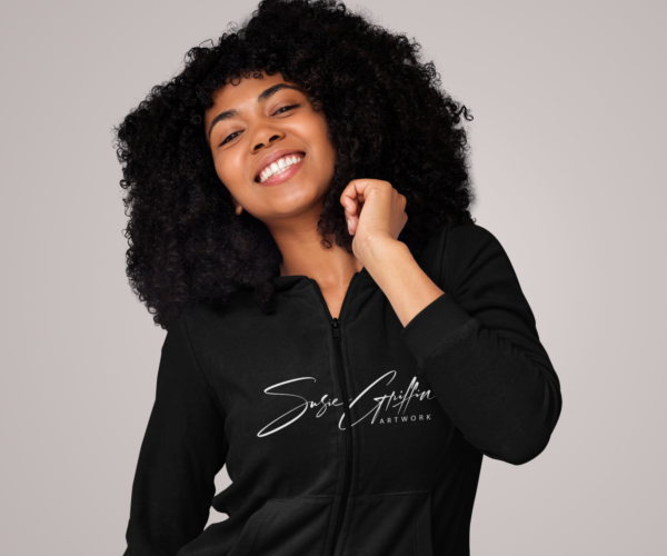 Susie Griffin Artwork Zip Hoodie - Sweatshirt - Image 9