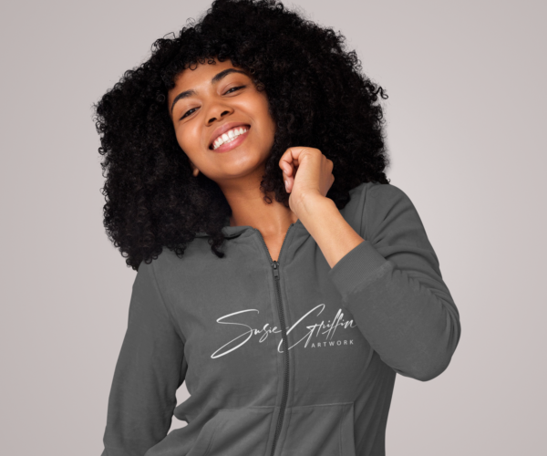 Susie Griffin Artwork Zip Hoodie - Sweatshirt - Image 4