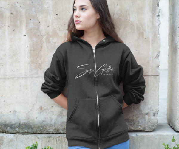 Susie Griffin Artwork Zip Hoodie - Sweatshirt - Image 3