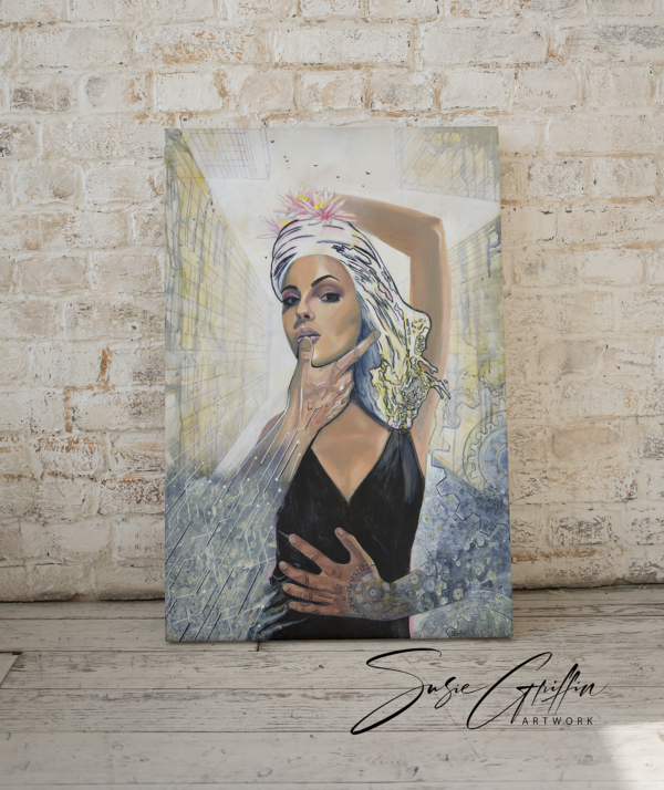 Social Media - Powerful Woman Canvas Reproduction - Image 2