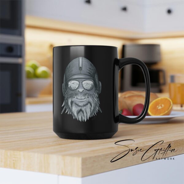 Capt. Squatch - Black Mug, 15oz