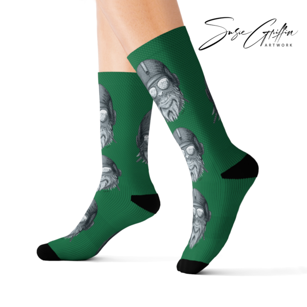 Green Capt. Squatch Socks - Image 5