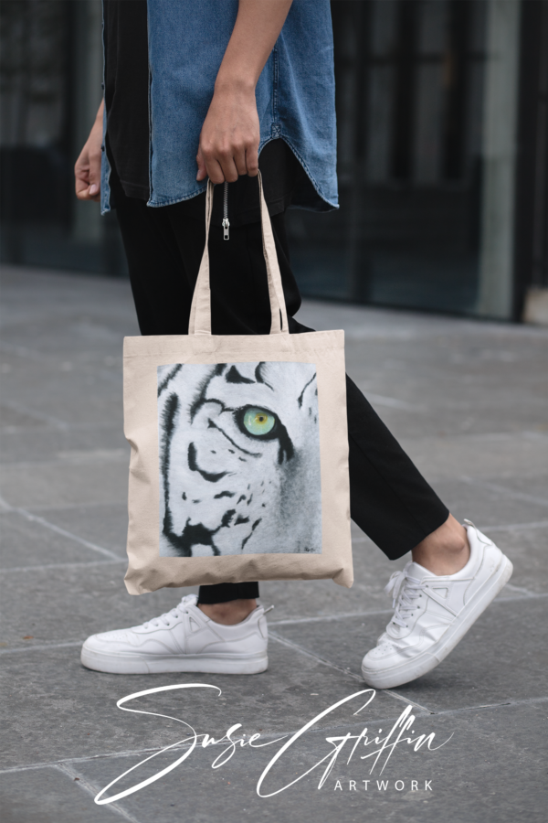 Tiger Eye Canvas Tote Bag