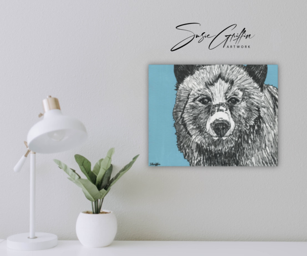 Bear Sketch - Canvas Reproduction - Image 6