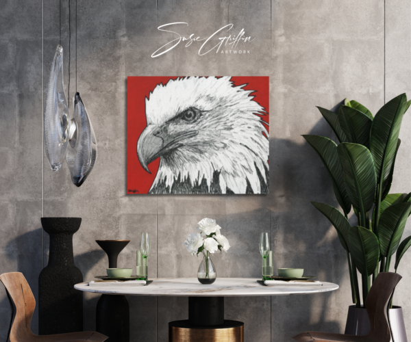 Eagle Sketch - Canvas Reproduction - Image 5