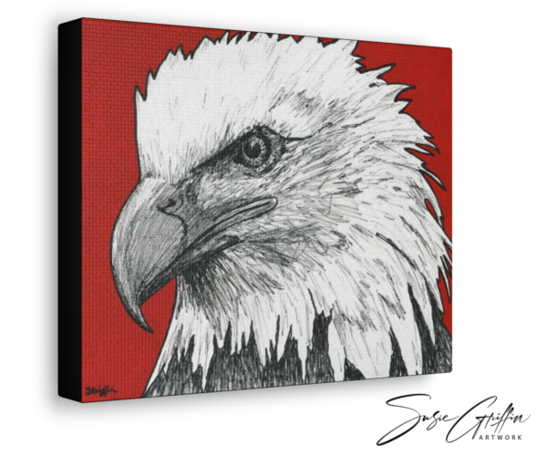 Eagle Sketch - Canvas Reproduction - Image 2