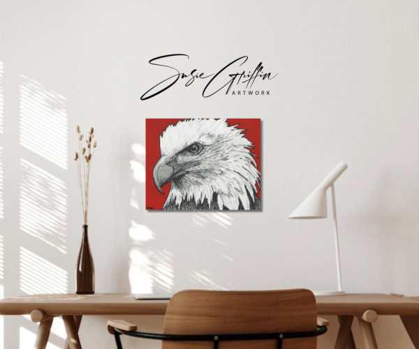 Eagle Sketch - Canvas Reproduction - Image 8