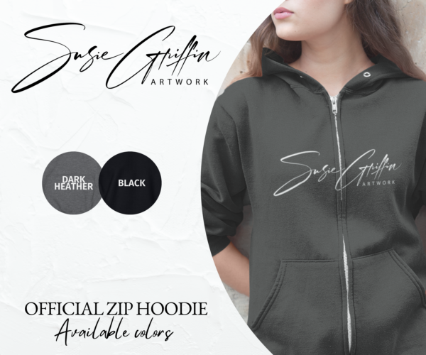 Susie Griffin Artwork Zip Hoodie - Sweatshirt - Image 12